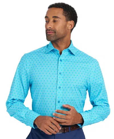 Nick Graham Men's Hexagon Star Dress Shirt