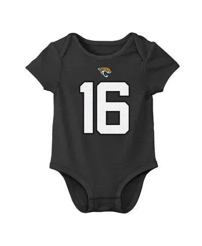 Nike Big Boys And Girls Trevor Lawrence Charcoal Jacksonville Jaguars Player Name Number Bodysuit