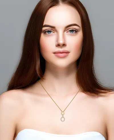 Lali Jewels Diamond Oval Link 18" Pendant Necklace (1/2 Ct. T.w.) In 14k Yellow Gold