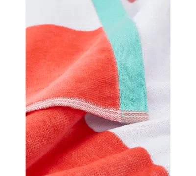 Seaside Charm Cotton Oversized Beach Towel, 40" X 72"