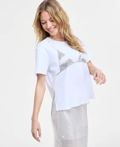 Bar Iii Women's Bikini Graphic T-shirt, Exclusively At Macy's