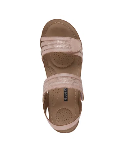 Gc Shoes Women's Samar Wedge Sandals In Pink