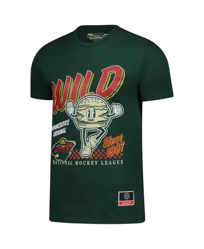 Mitchell & Ness Men's Green Minnesota Wild Local Food T-shirt