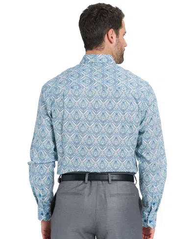 Nick Graham Men's Royal Paisley Dress Shirt