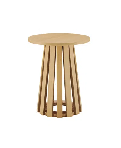 MANHATTAN COMFORT 47.2" WOOD LAYLA MODERN END TABLE 