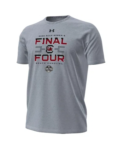 Under Armour Men's Gray South Carolina Gamecocks 2025 Ncaa Women's Basketball Tournament March Madness Final Four In White