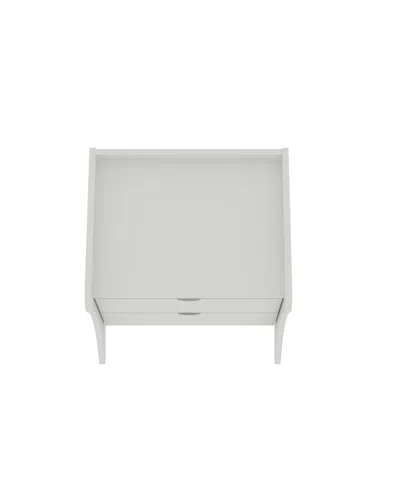Manhattan Comfort Coney 19.68" Mid-century Modern 2-drawer Nightstand
