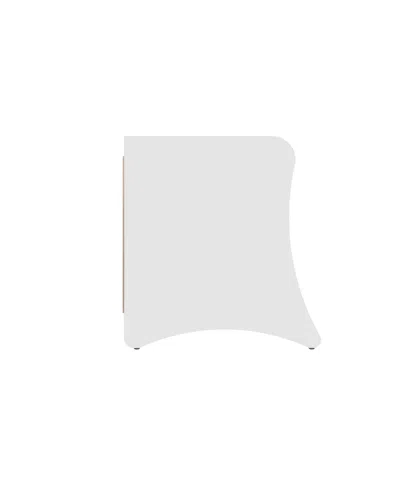 Manhattan Comfort Coney 19.68" Mid-century Modern 2-drawer Nightstand