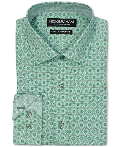 Nick Graham Men's Hexagon Star Dress Shirt