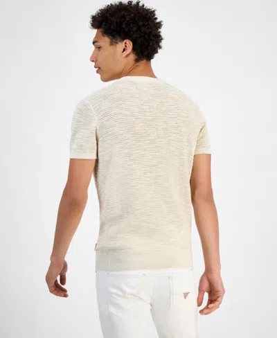 Guess Men's Goodwin Textured Short-sleeve Sweater