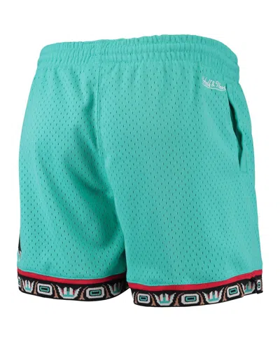 Mitchell & Ness Women's Turquoise Vancouver Grizzlies Hardwood Classics Jump Shot Shorts