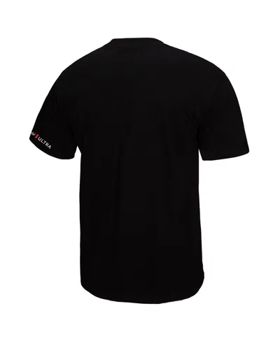 Mitchell & Ness Men's Black Atlanta Hawks Nba X Michelob Ultra Rewind Ii T-shirt