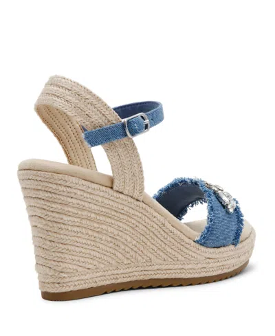 Anne Klein Women's Wilton Embellished Espadrille Wedge Sandals