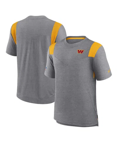 Nike Men's Charcoal Washington Commanders Sideline Tonal Logo Performance Player T-shirt In Multi