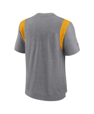 Nike Men's Charcoal Washington Commanders Sideline Tonal Logo Performance Player T-shirt In Multi