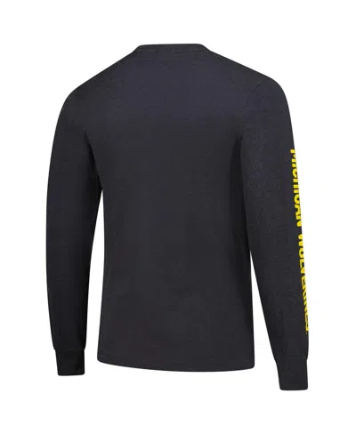 Mitchell & Ness Men's Charcoal Michigan Wolverines Team Pride Long Sleeve T-shirt