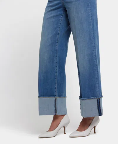 Nydj Women's Teresa Wide Leg Wide Cuff Jeans