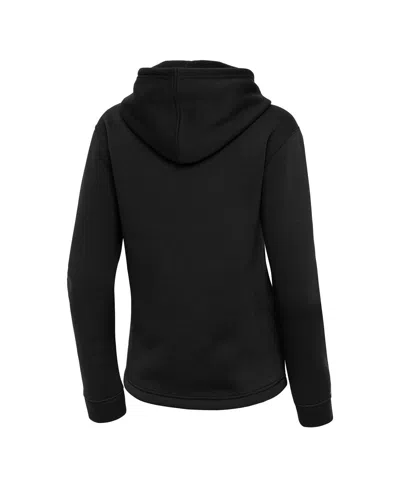 Antigua Women's Black Philadelphia Phillies Contemporary Quarter-zip Hoodie