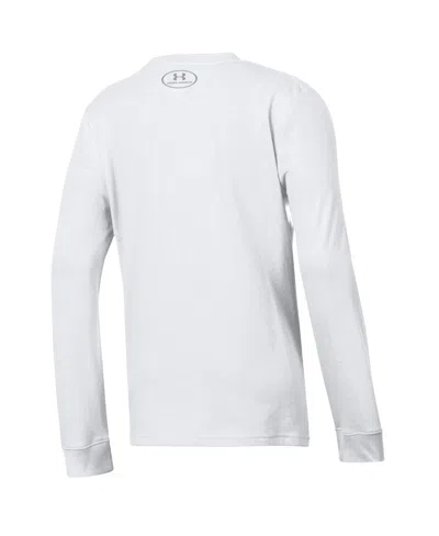 Under Armour Big Boys And Girls White Auburn Tigers March Madness Unity Long Sleeve T-shirt