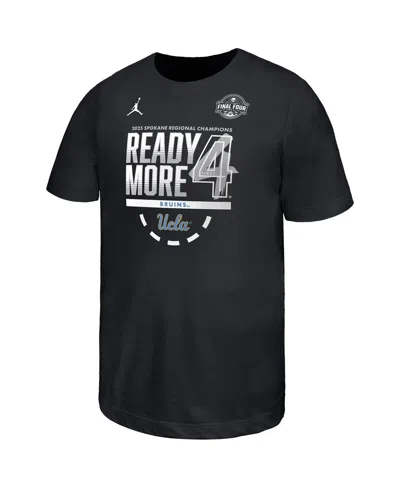 Shop Jordan Big Boys And Girls Black Ucla Bruins 2025 Ncaa Women's Basketball Tournament March Madness Final Fou