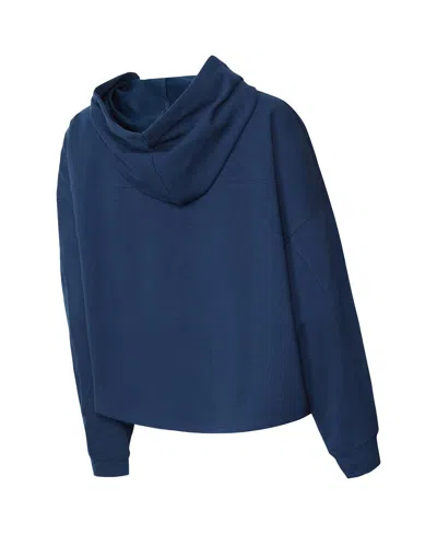 Concepts Sport Women's Navy San Diego Fc Elevation Tri-blend Long Sleeve Pullover Hoodie