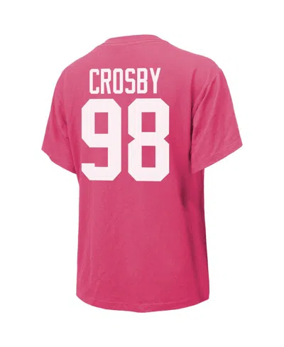 Majestic Women's Maxx Crosby Pink Las Vegas Raiders Name Number T-shirt