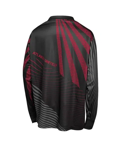 Outerstuff Big Boys And Girls Black Atlanta United Fc Nifty Netminder Long Sleeve T-shirt