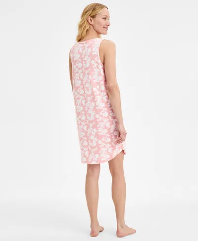 Charter Club Women's Printed Jersey Tank Sleepshirt, Exclusively At Macy's