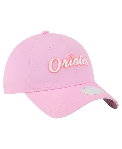 New Era Women's Pink Baltimore Orioles Mother's Day 9twenty Adjustable Hat