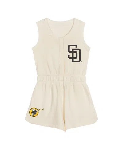 Outerstuff Toddler Cream San Diego Padres Power Tank Romper