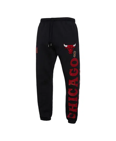 Mitchell & Ness Men's Black Chicago Bulls Hardwood Classics Team Origins Pants