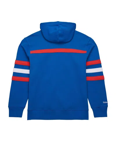Mitchell & Ness Men's Blue New York Rangers Head Coach Slogan Pullover Hoodie