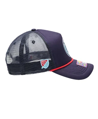 Fan Ink Men's Navy Chicago Fire Atmosphere Trucker Adjustable Hat