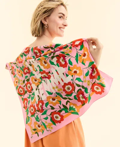 On 34th La Femme Floral Bandana Scarf, Exclusively At Macy's