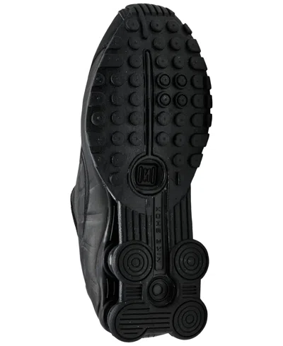 Nike Big Kids Shox R4 Casual Sneakers From Finish Line In Black