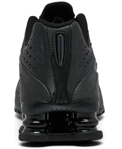 Nike Big Kids Shox R4 Casual Sneakers From Finish Line In Black