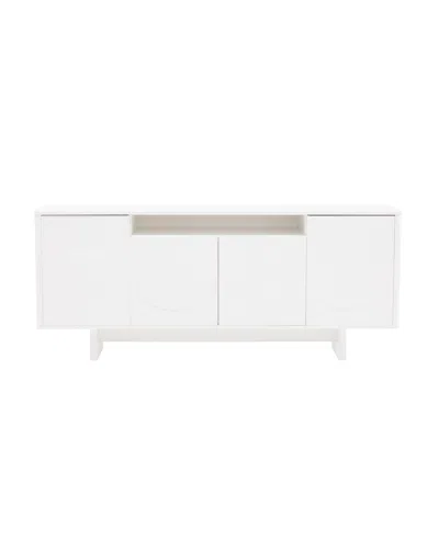 Manhattan Comfort 29.9" Wood Ella Modern 9-shelf Sideboard