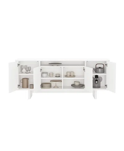 Manhattan Comfort 29.9" Wood Ella Modern 9-shelf Sideboard