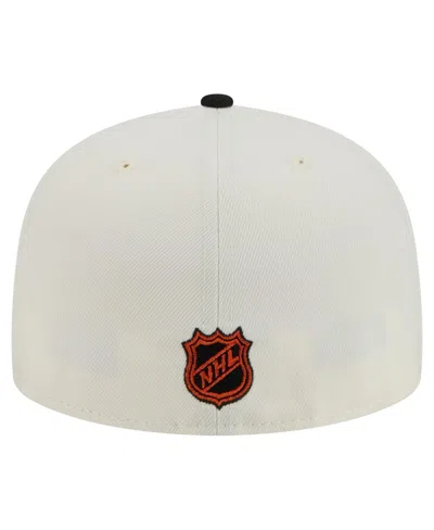 New Era Men's White Philadelphia Flyers Chrome Two-toned 59fifty Fitted Hat