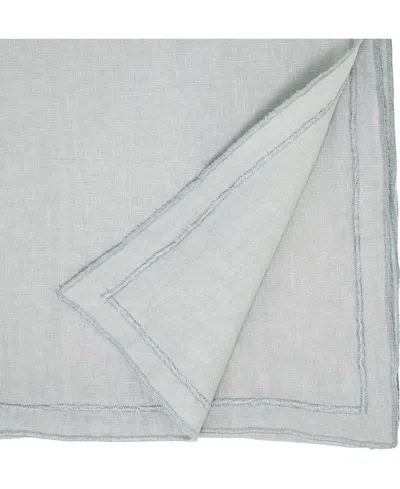 Saro Lifestyle Stonewashed Overlock Edge Table Runner, 16" X 72"