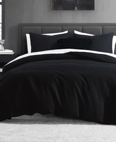 Dkny Modern Waffle 3 Piece Comforter Set, King