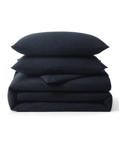 Dkny Modern Waffle 3 Piece Comforter Set, King