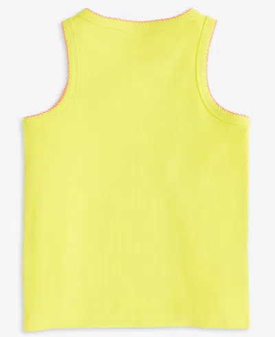 Epic Threads Girls Solid Picot Edge Tank Top, Exclusively At Macy's