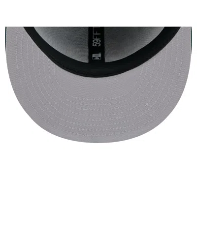 New Era Men's Green Athletics Yarn Stitch 59fifty Fitted Hat