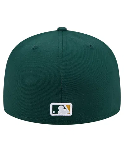 New Era Men's Green Athletics Yarn Stitch 59fifty Fitted Hat