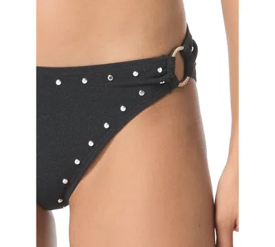 Michael Kors Michael  Women's Crepe Side-ring Studded Bottoms In Black