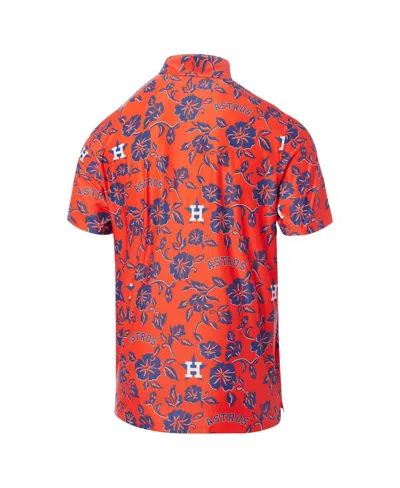 Reyn Spooner Men's Orange Houston Astros Pua Performance Polo Shirt In Red