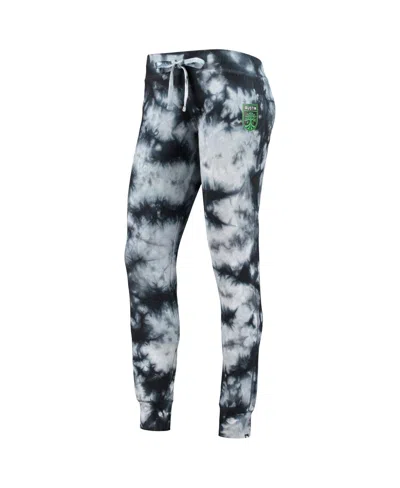 5th & Ocean Women's By New Era Black Austin Fc Tie-dye Pants