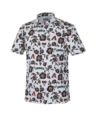 Reyn Spooner Men's White Arizona Diamondbacks Pua Performance Polo Shirt In White