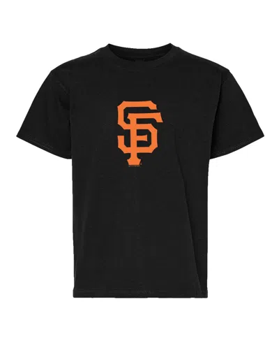 Soft As A Grape Big Boys And Girls Black/gray San Francisco Giants Two-pack T-shirt Set